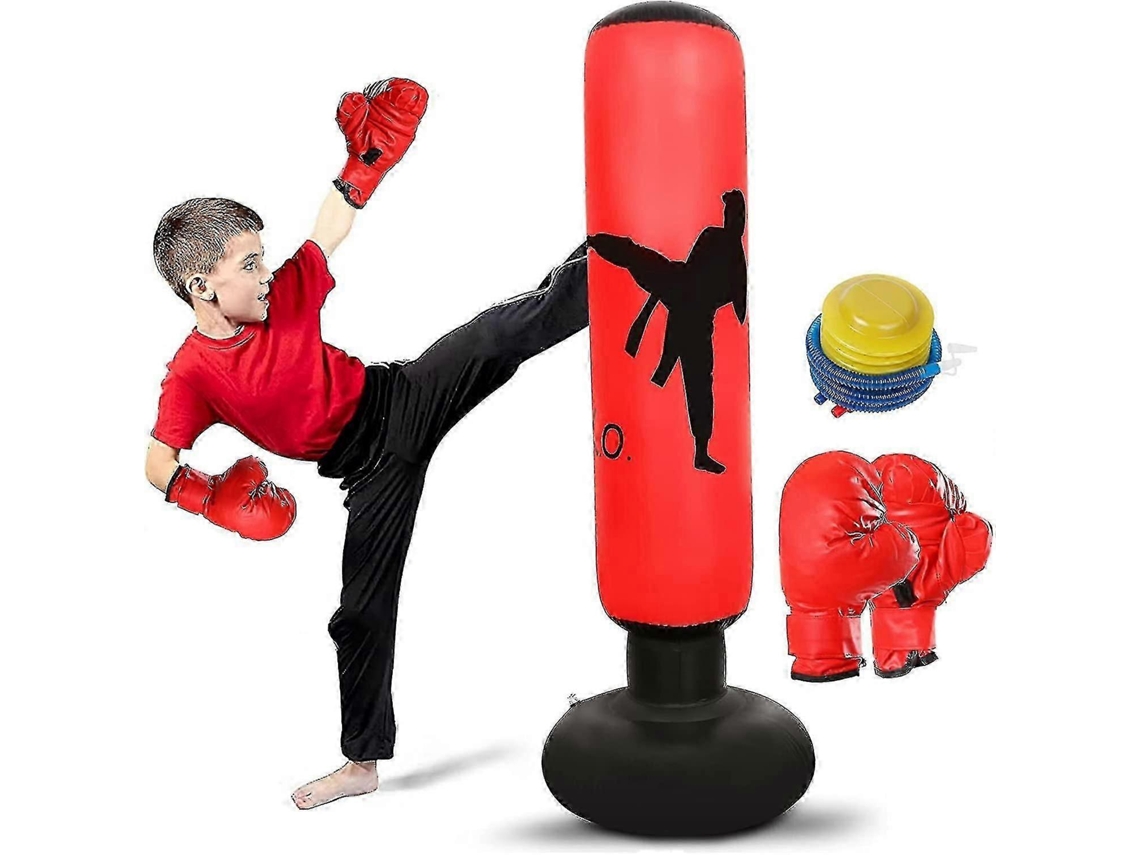 Saco De Pancada Para Crianças. Saco De Pancada Inflável. Conjunto De Boxe Para Crianças. Recuperação Instantânea Guanguan Brilvibera