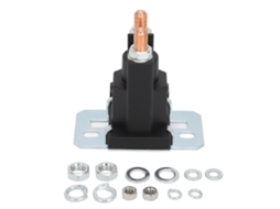 Solenoide de Arranque 200A 12V para Cortacéspedes e Montacargas com Terminais de Latão