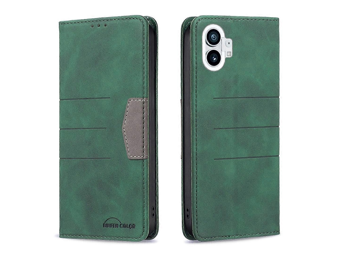 Capa De Couro Com Encaixe Magnético Para Celular For Nothing Phone 1