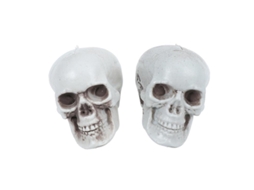2 Peças De Adereços De Caveira Haloween Para Decorações De Halloween Allinless