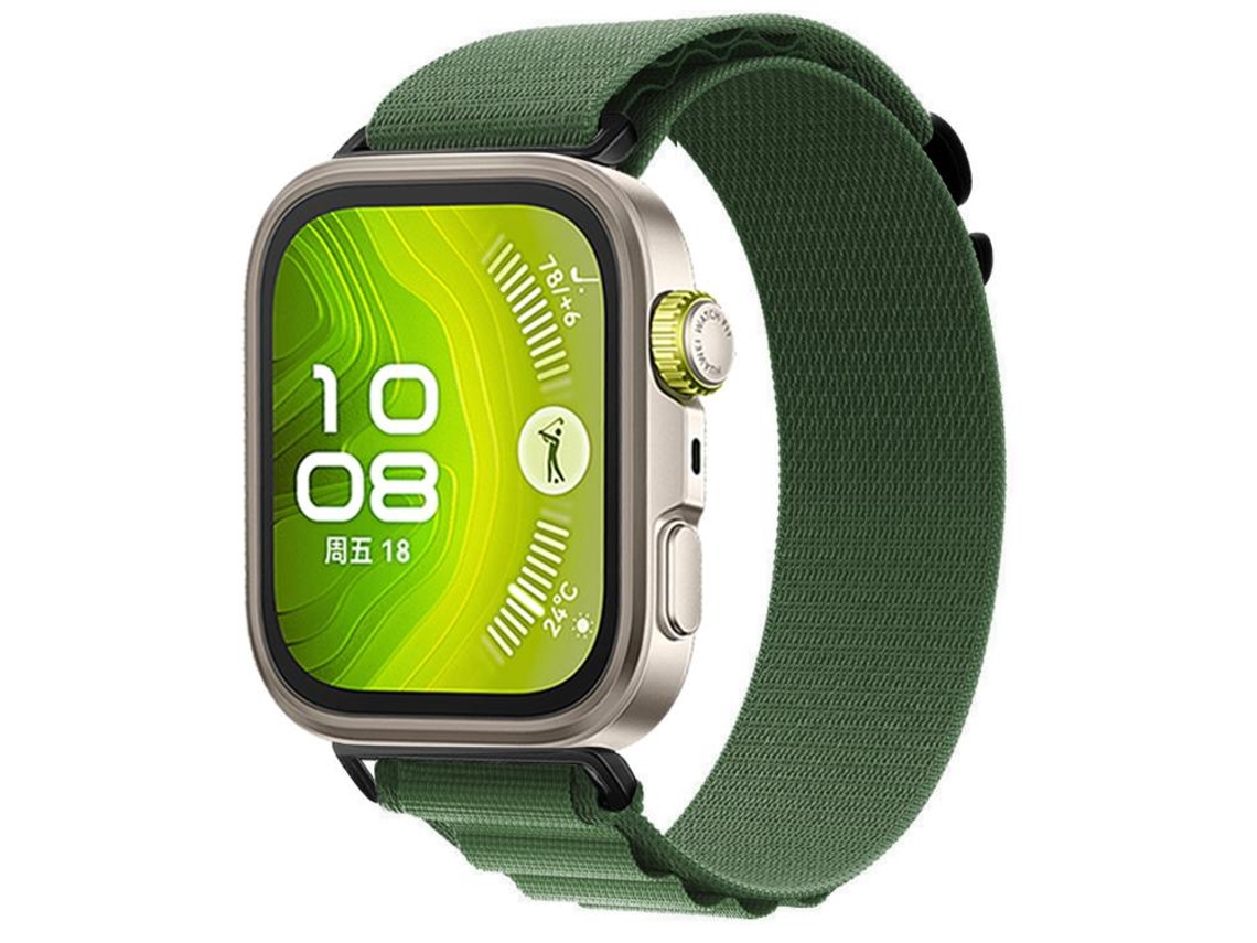 Bracelete para Huawei Watch Fit 4 Pro 4 3 XIAOMOYU nylon alpine loop laranja e branca