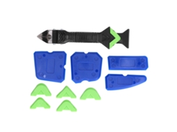 Conjunto De Ferramentas De Calafateo 5 Em 1 Com Lâminas Suaves Para Remover Cola E Raspadores De Ângulo Para Casa