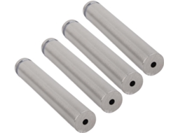 Conjunto De 4-hastes Suporte Para Vidro Oco Hyuduo Com Parafusos Montagem Na Parede Em Aço Inoxidável Publicidade 19*120