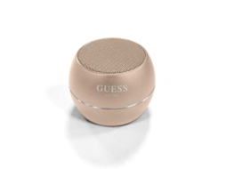 Coluna GUESS Mini Bluetooth Speaker Aluminum Gold