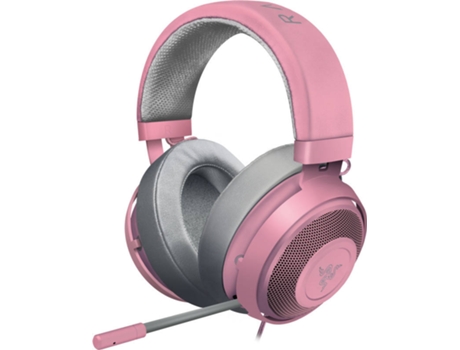 Microauscultadores Gaming RAZER Kraken ProV2 Oval Quartz Ed — Com fio | 12-28000 Hz