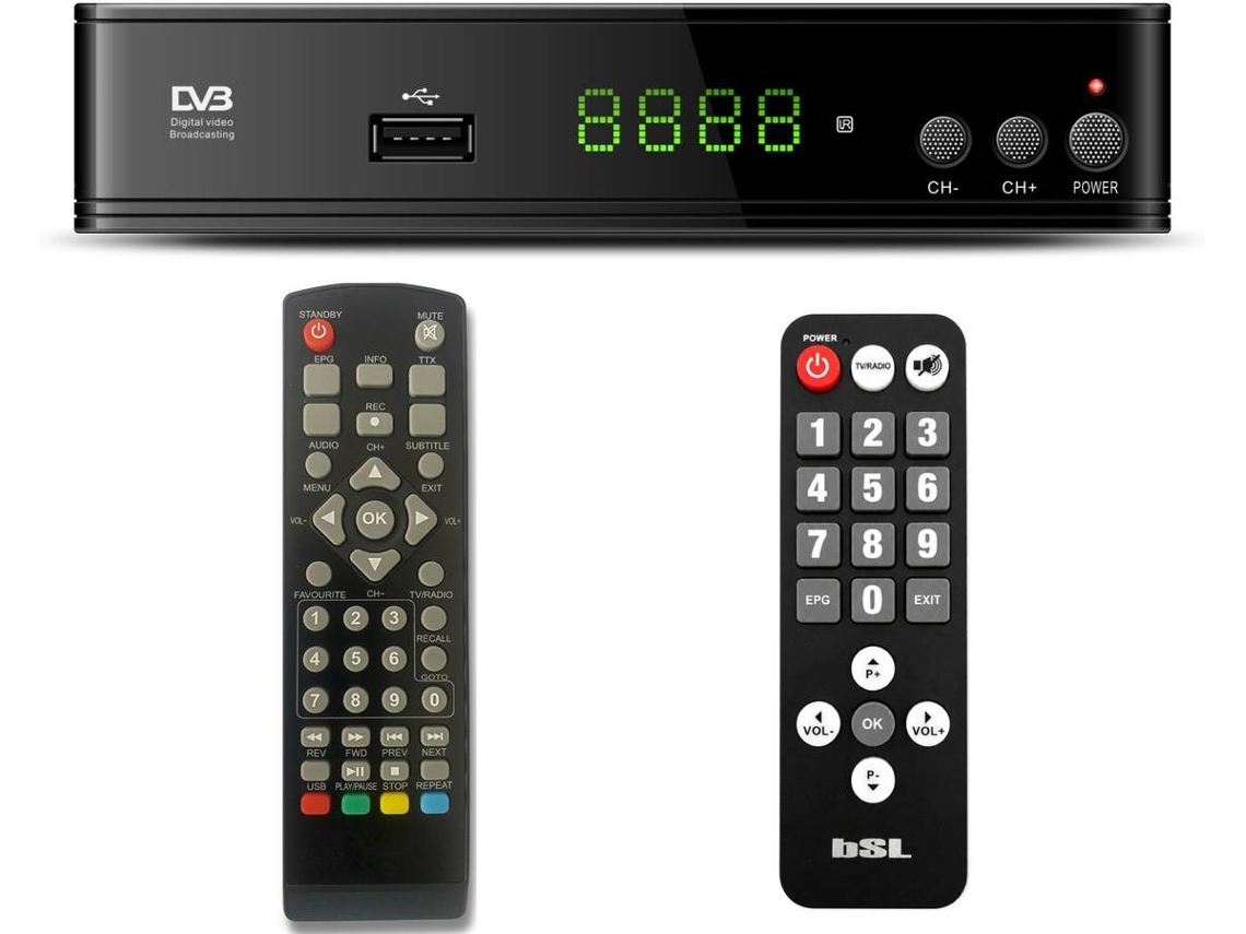 Receptor TDT BSL BSL BS-255L Comando Sênior (Preto)