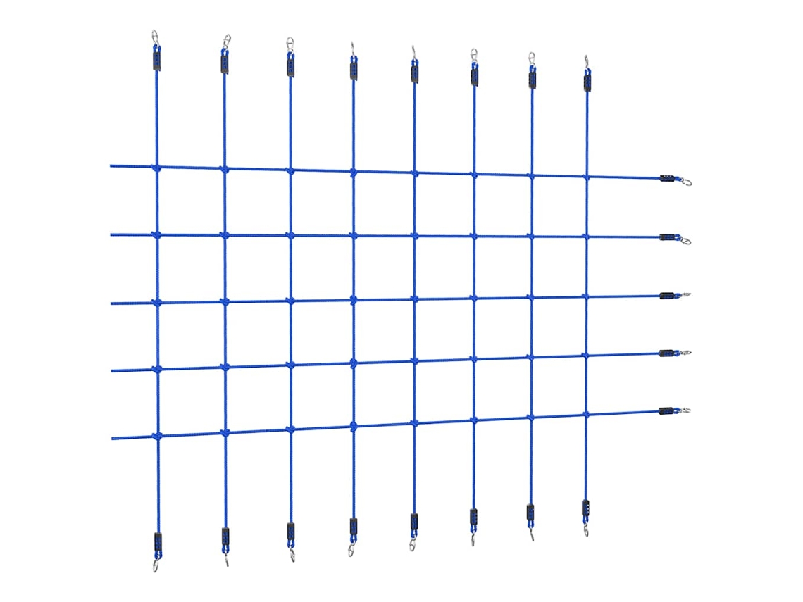 Vidaxl Rede De Escalada 200x150 Cm Azul