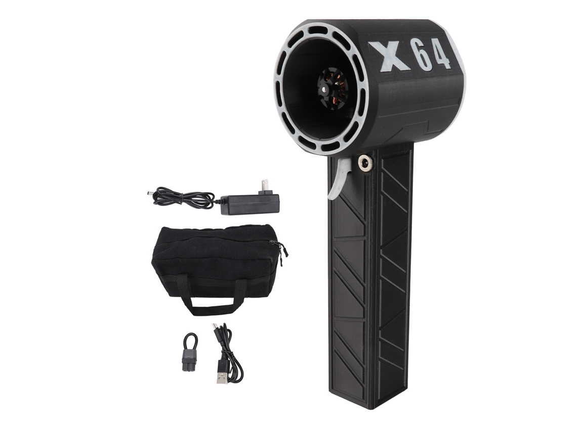 Ventilador Turbo Potente Super Jet 64mm 8000mah Duto