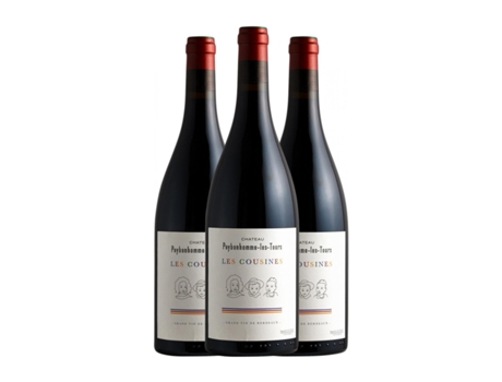 Vinho PEY BONHOMME LES TOURS Les Cousines Merlot Bordeaux (0.75 L - 3 Unidades)