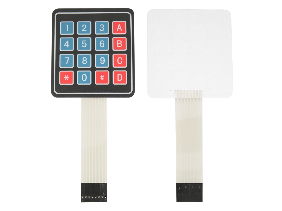 Teclado Eletrônico Laxiscreed 4x4 Com 16 Teclas, Controle E Entrada, Design Compacto E Funcionalidades Avançadas