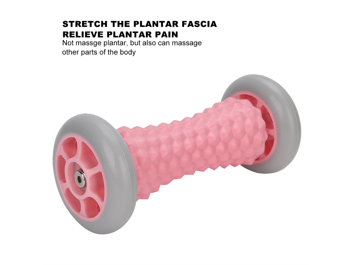 Bola De Massagem Para Os Pés, Massageador Muscular Para Os Pés, Para Aliviar A Fascite Plantar, Rosa