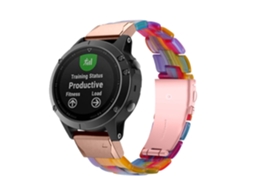 Bracelete Resina Premium para Garmin MARQ Aviator Rainbow