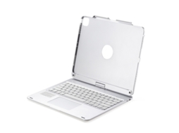 Capa Com Teclado Bluetooth Retroiluminado E Touchpad Rotação 360° Para Ipad Air 13 2025 2024 Layout Pt