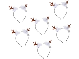 Nuobesty De 6 Peças De Faixas Elásticas Criativas E Tiara Com Luzes - Acessório De Cabelo Chique E Brilhante