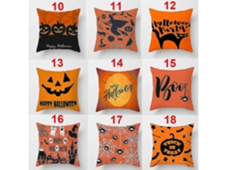 Capa De Almofada Decorativa Da Série Halloween Witch