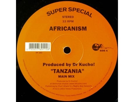 Vinil Tanzania, Africanism Produced By Dr. Kucho! Yellow Productions