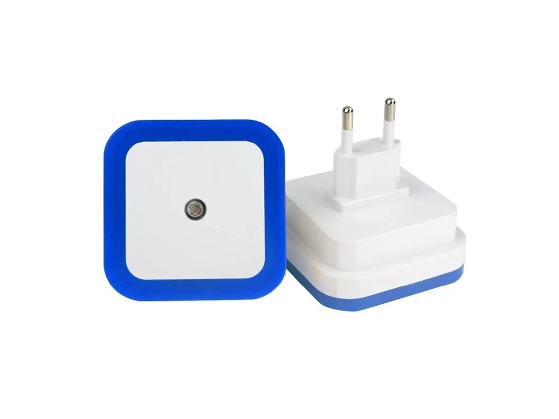 (azul) Luz Noturna Led Sem Fio, Mini Luz Quadrada