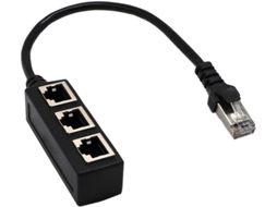 Cabo Divisor Adaptador Ethernet, 1 Para 3 Portas Aquaforge