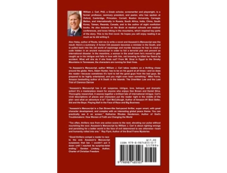 Livro Assassins Manuscript de William J Carl (Inglês)