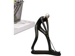 Ornamento Artístico Em Forma De Estatueta Esportiva, Decoração De Mesa Com Base.