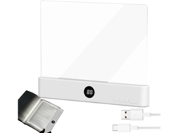 Luminária De Leitura Painel Plano Transparente Para Proteção Dos Olhos, Ideal Para Leitura De Livros Na Cama Perfeita