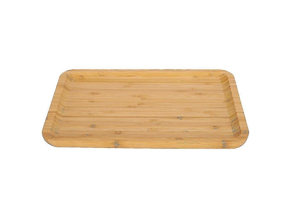 Bandeja Retangular Bambu Servir Alimentos Frutas Bolo Armazenamento Casa Cozinha