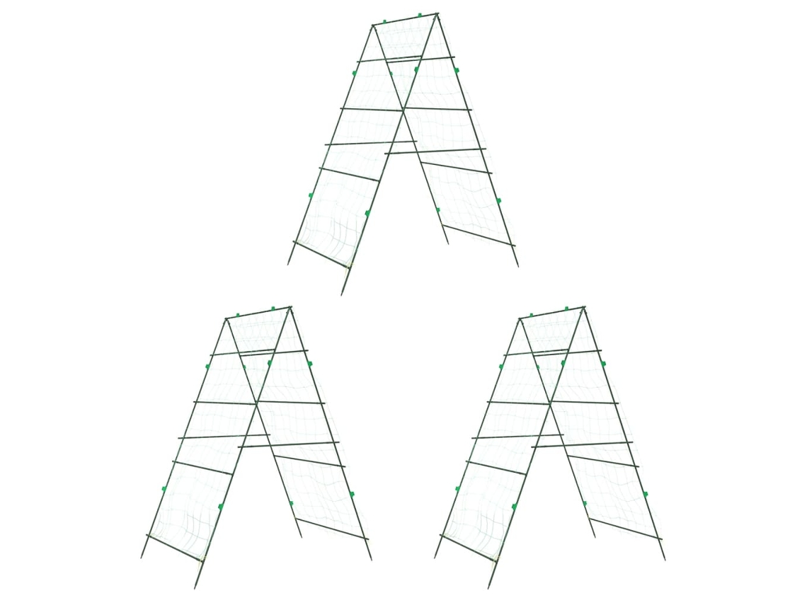 Garden Trellis, Garden Trellises Vidaxl Verde Aço (n/a)