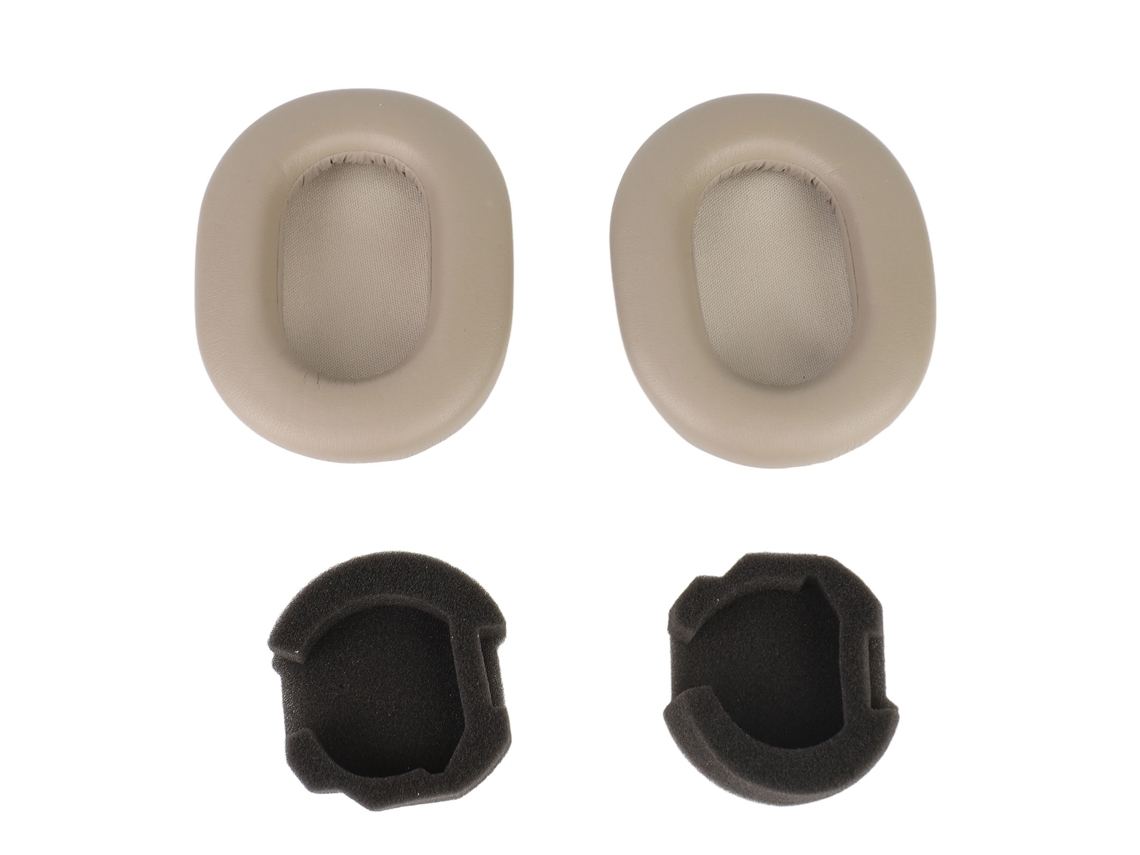 Travesseiros Ouvido Couro Proteína Memória Espuma Isolamento Ruído Para Wh 1000xm5 Prata Platina