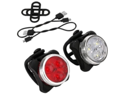 Lurelia Luz De Bicicleta, Luzes De Led Para Bicicleta, Conjunto De Recarregáveis ​​​​via Usb, À Prova D'água, Dianteira E Traseira db