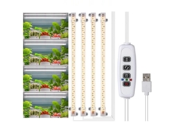 Lâmpada De Cultivo Inf Plant Lighting Para Plantas De Interior, Espectro Completo E Temporizador Branco. Aquaforge