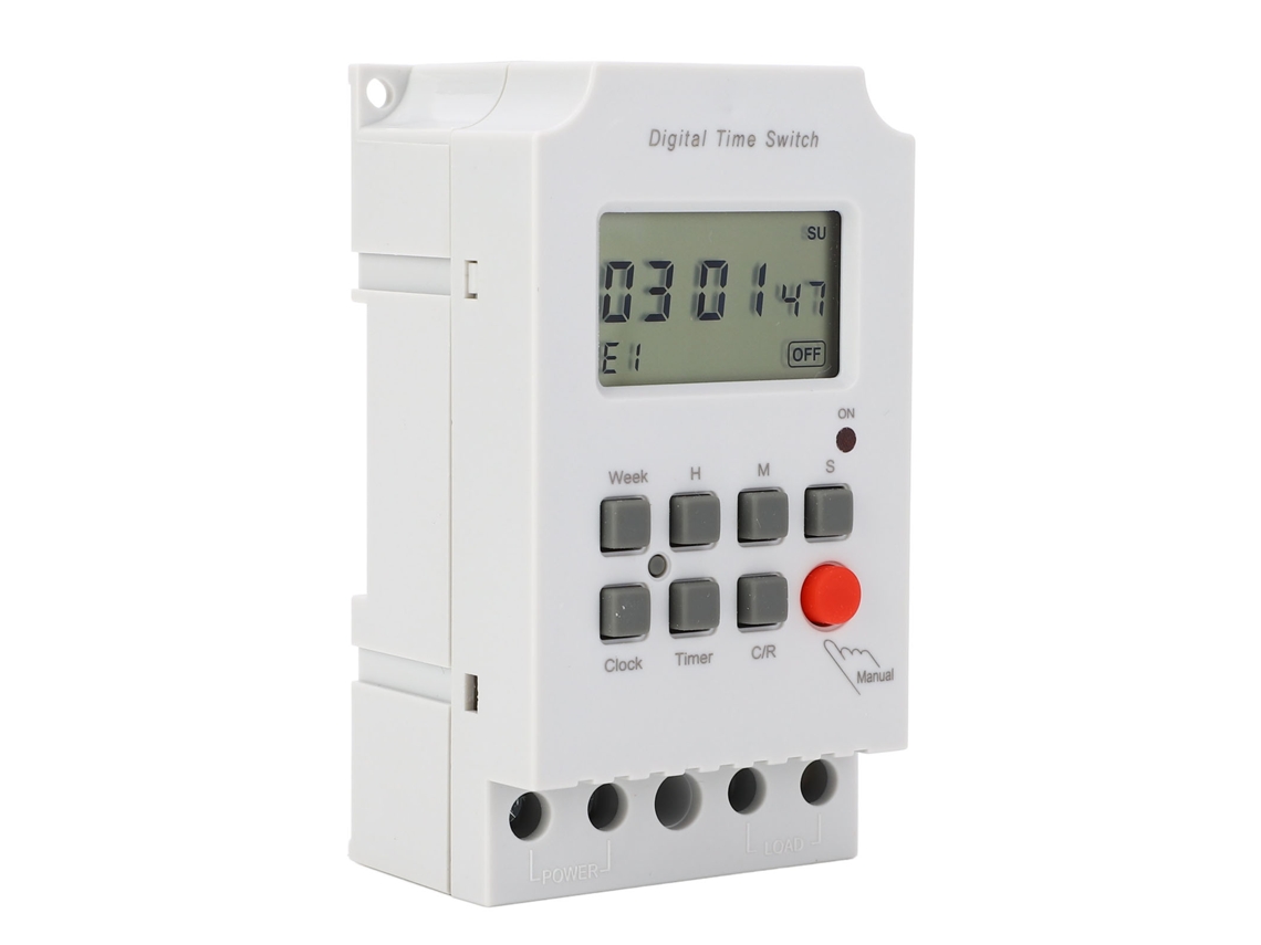 Interruptor Cronômetro Digital 28 Grupos Programável Controle Eletrônico De Tempo Ac200‑240v