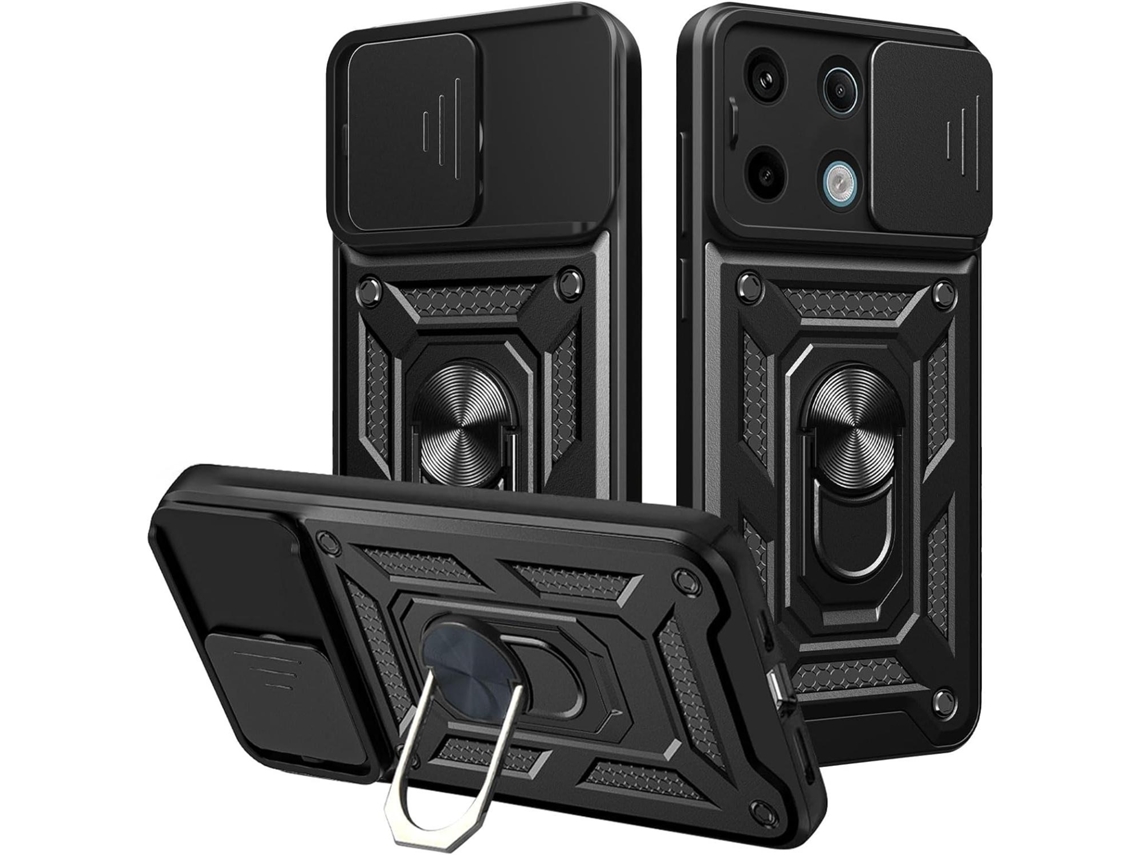 Lurelia Proteção Robusta Xiaomi Redmi Note 13 4g, Capa Com Anel E Película De Ecrã