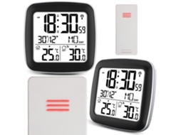Estação Meteorológica Digital BD-903 Em Prata Com Display LCD