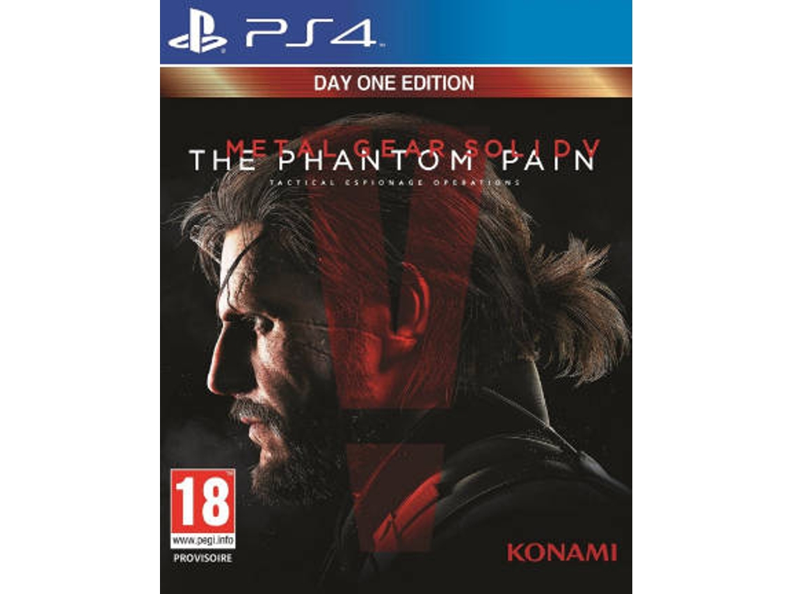 Jogo PS4 Metal Gear Solid V The Phantom Pain (Day One Edition)