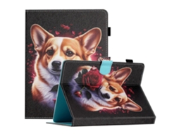 Capa de couro para tablet de 7 polegadas da Webake com design de costura colorida