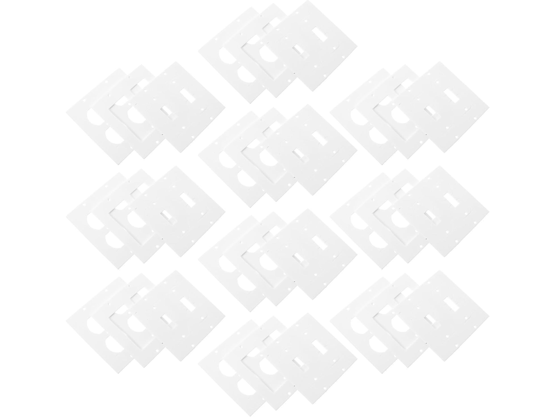 Conjunto De 30 Placas De Silicone Para Tomadas, Com Vedação Para Isolamento Elétrico.