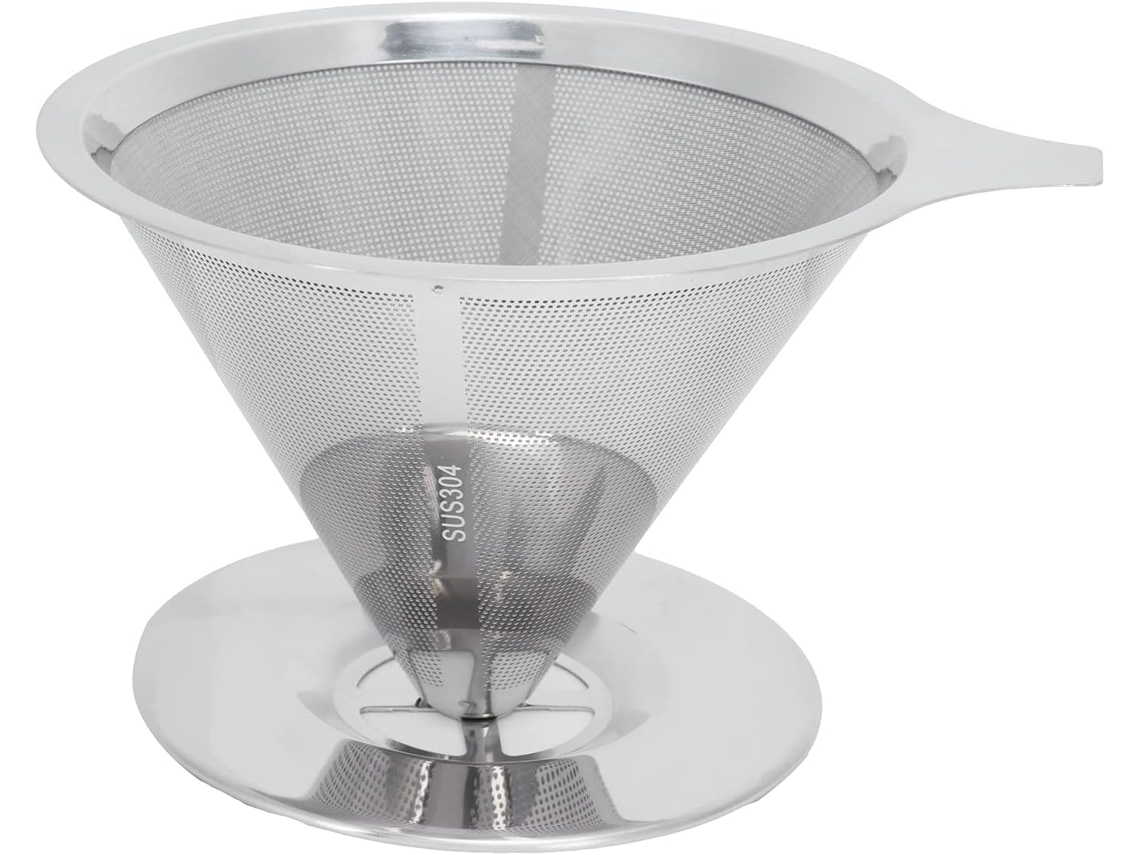 Filtro De Café Em Aço Inoxidável Com Funil Para Gotejamento E Acessórios Para Máquinas De Café Aquaforge