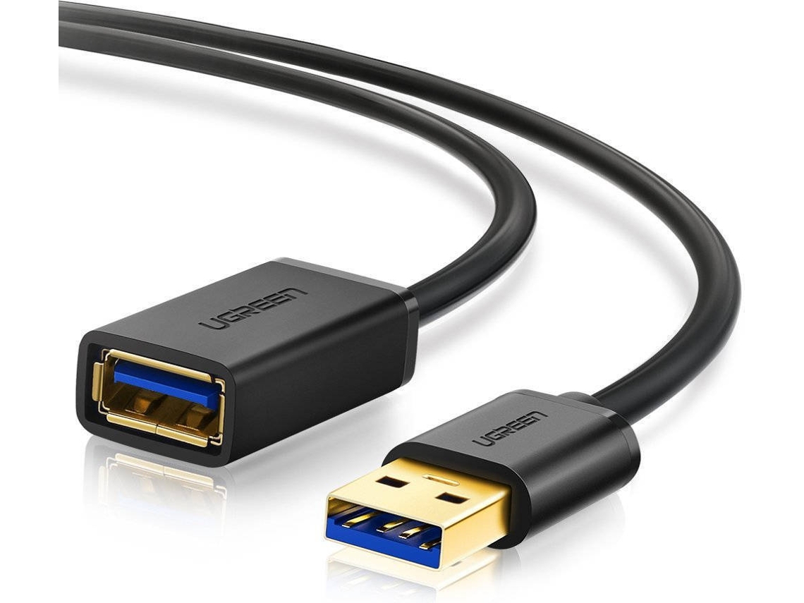 Cabo de Dados UGREEN (USB A - 1 m - Preto)