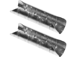 Conector De Varão De Cortina De Ferro Galvanizado De 9 Cm, Juntas De Varão De Cortina De Metal, Pacote Com 2 Unidades Conector De Varão
