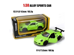 Miniatura de Carro em Escala 1/38, Modelo de Carro Clássico, Brinquedo Infantil. MDUG