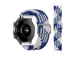 Pulseira De Relógio Universal Ajustável De 20 Mm Em Nylon Trançado Elástico