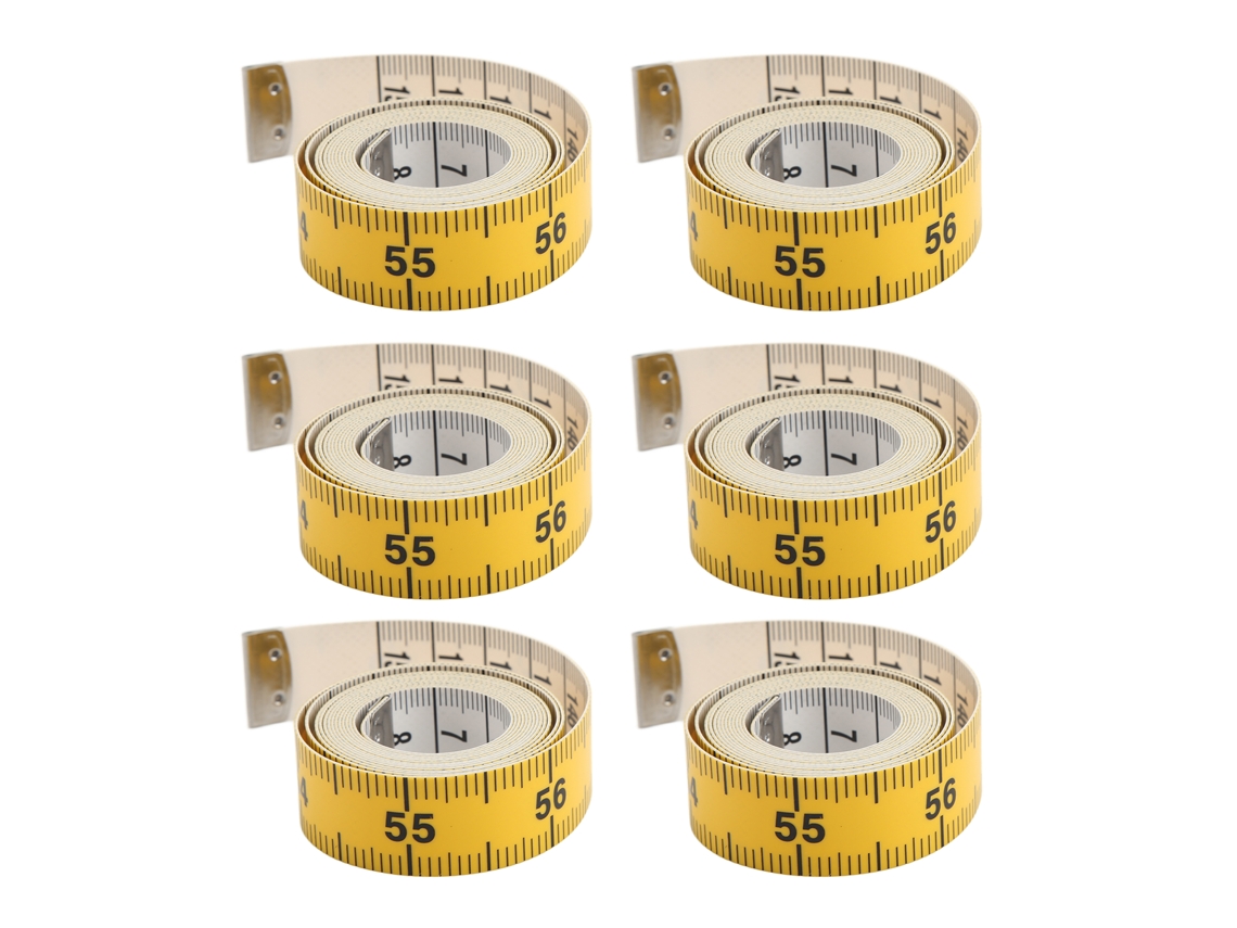 Fitas Métricas Macias Com Escala Dupla, Fáceis De Ler, Fitas Métricas Resistentes Ao Estiramento Para Medição Corporal E Costur Aquaforge