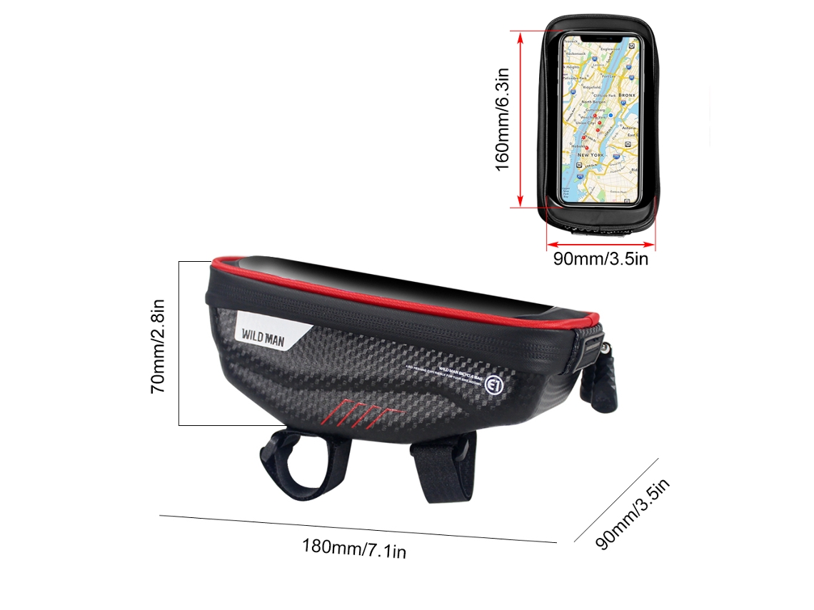 Candado em U para Bicicleta com Cabo de Aço S/MARCA