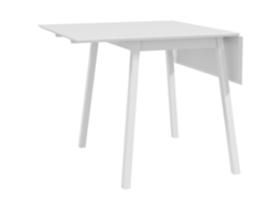 Mesa Quadrada 75cm Madeira 2 Pessoas Branca