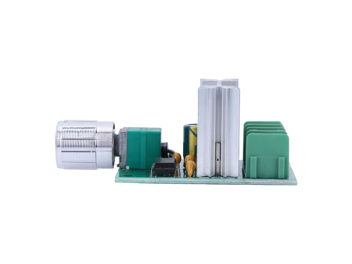 Controlador De Velocidade Pwm Para Motor Dc 6-12v 6a Com Interruptor (51*37mm)