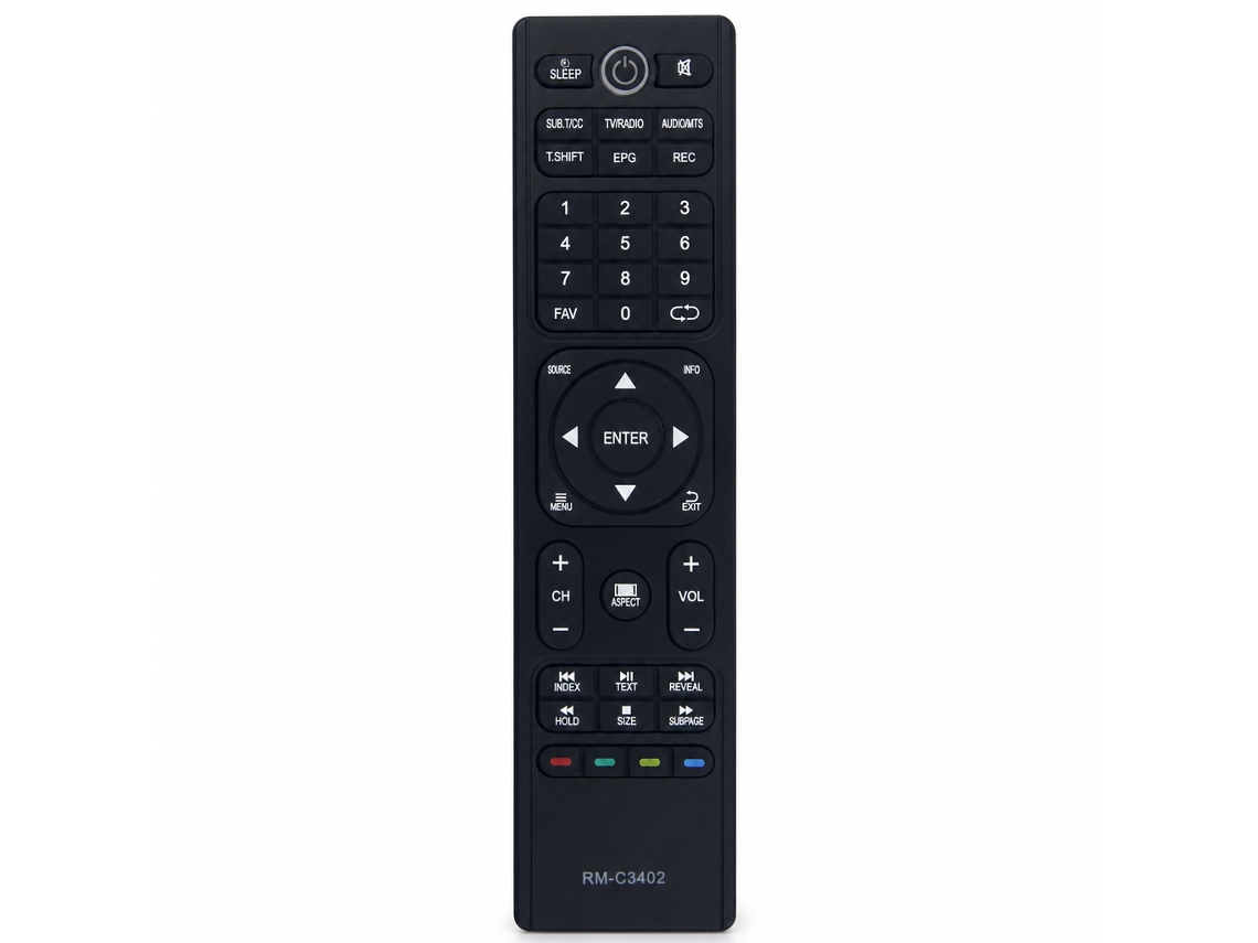 Comando À Distância Para Tv Compatível Com Jvc Rm-c3402, Para Lt-32n370a_zhd