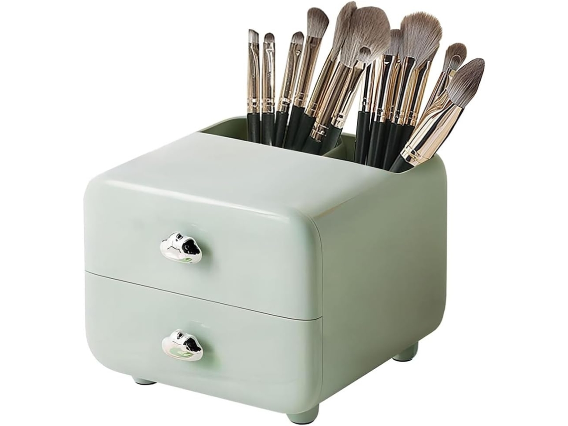 Organizador De Maquiagem Com Gavetas, Porta Pincéis De Maquiagem, Organizadores E Acessórios Para Pi Gokoco