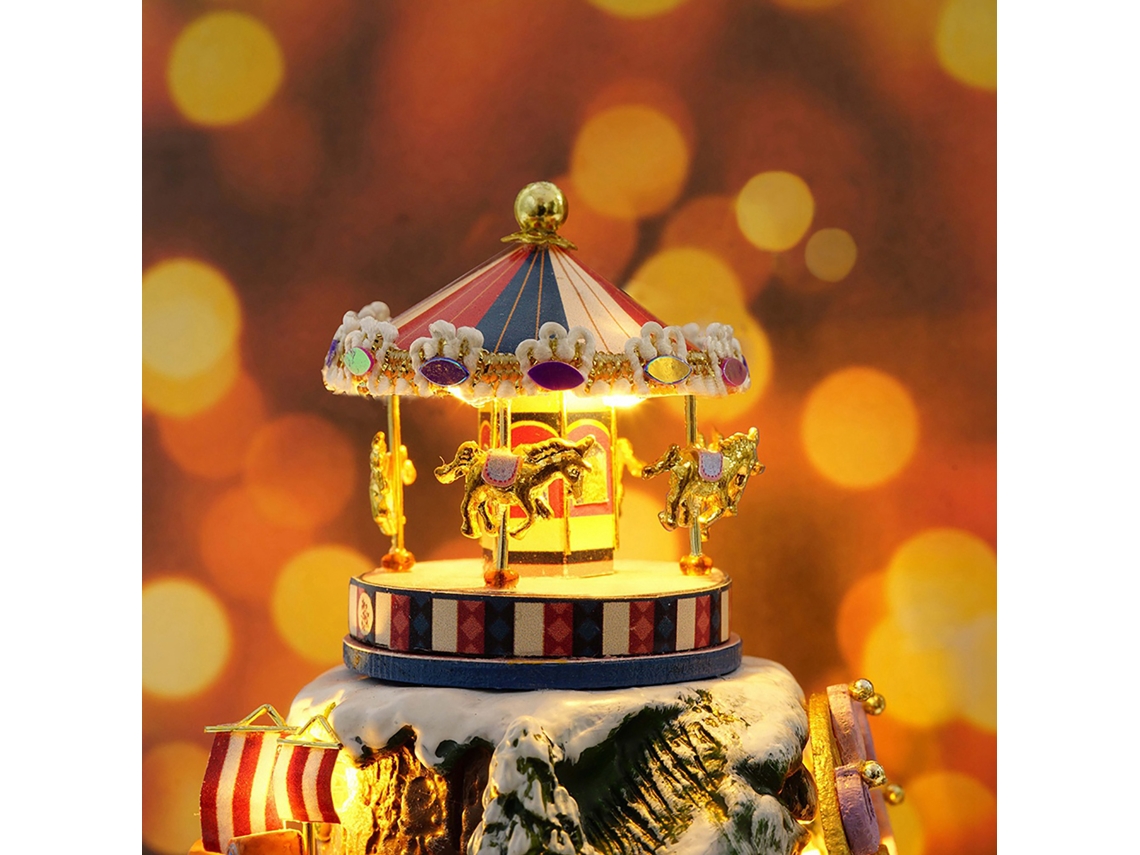 Modelo De Casa De Boneca (montagem Diy, Enviado Com Bateria) Eoocoo