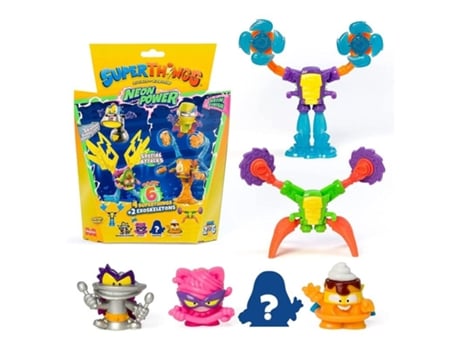 Blíster 2 De 6 Superthings Neon Power De 4 Figuras Y 2 Exoeskeletons Magic Boxvolumen