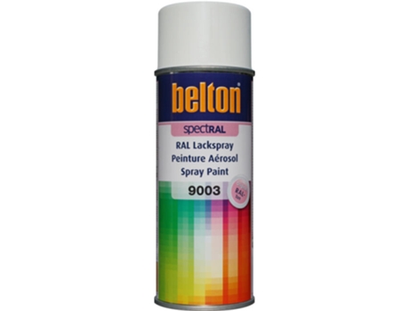 Spray Belton Spect Ral Brilhante 400 Ml (Ral 9003 Branco Sinal)